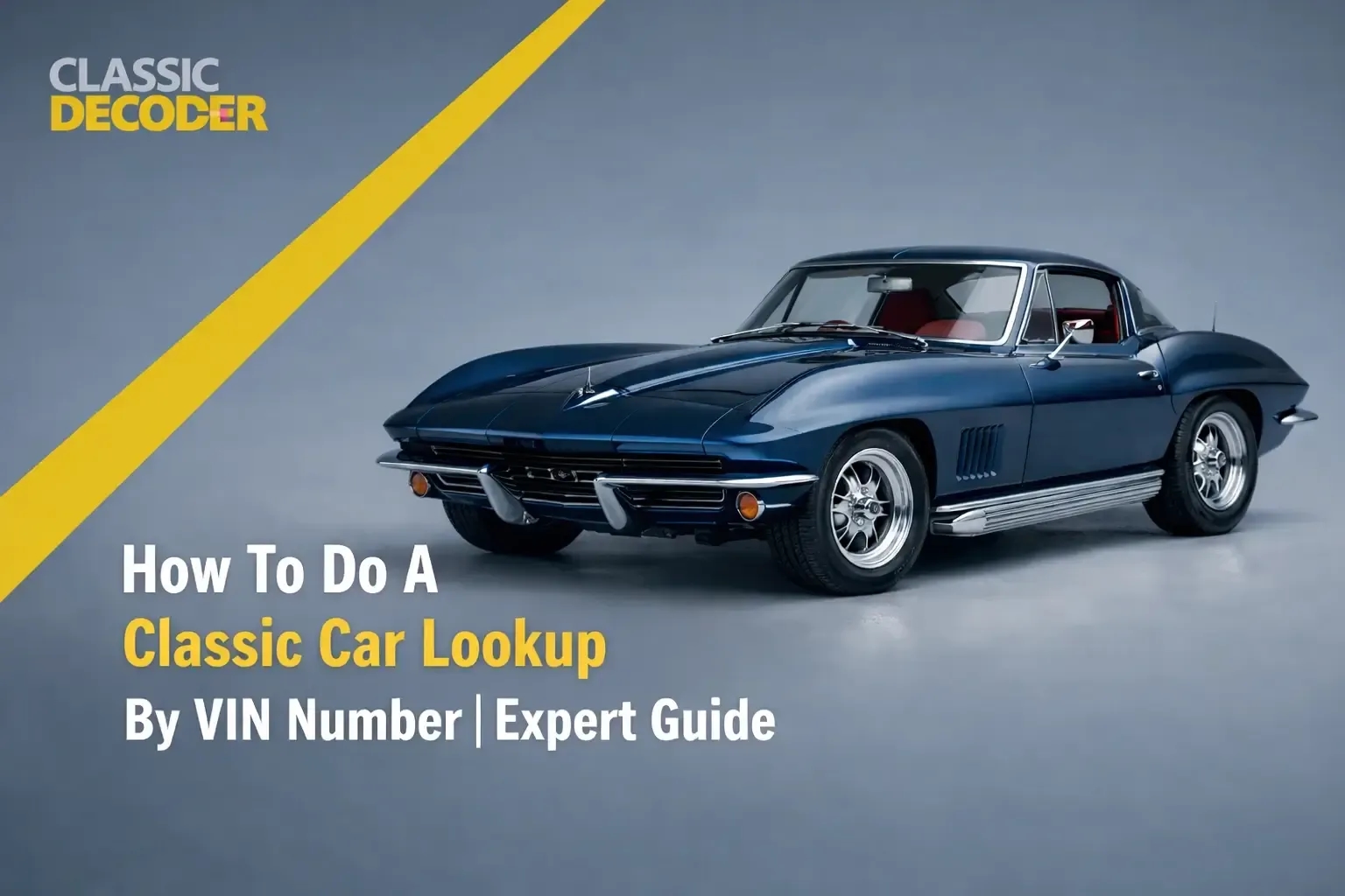 How To Do A Classic Car Lookup By VIN Number 