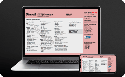 customized buildsheet