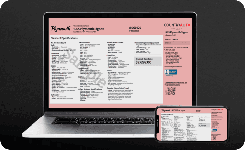 customized buildsheet