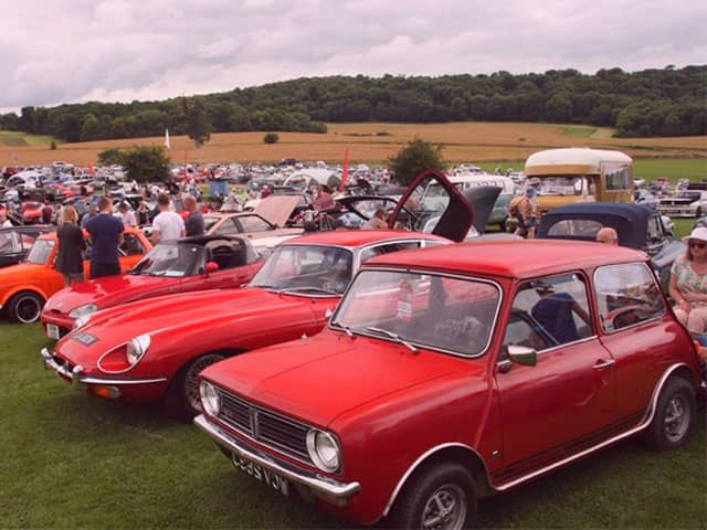 classic car showroom